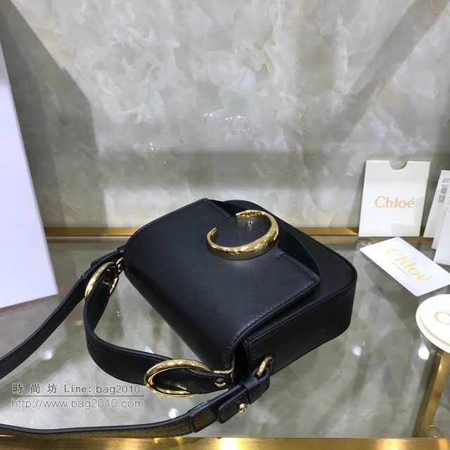 Chloe女包 克洛伊經典C bag小牛皮拼接麂皮包包 Chole手提肩背斜挎包  jjh1216